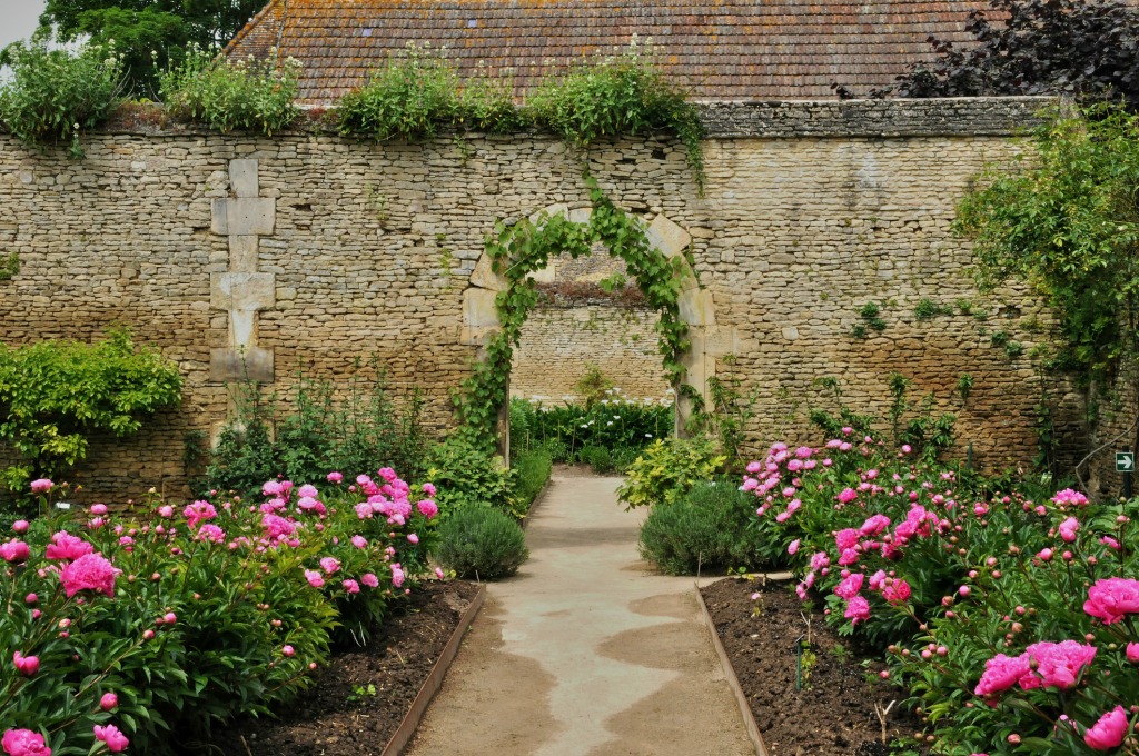 Chateau de Canon Garden, Normandy, France