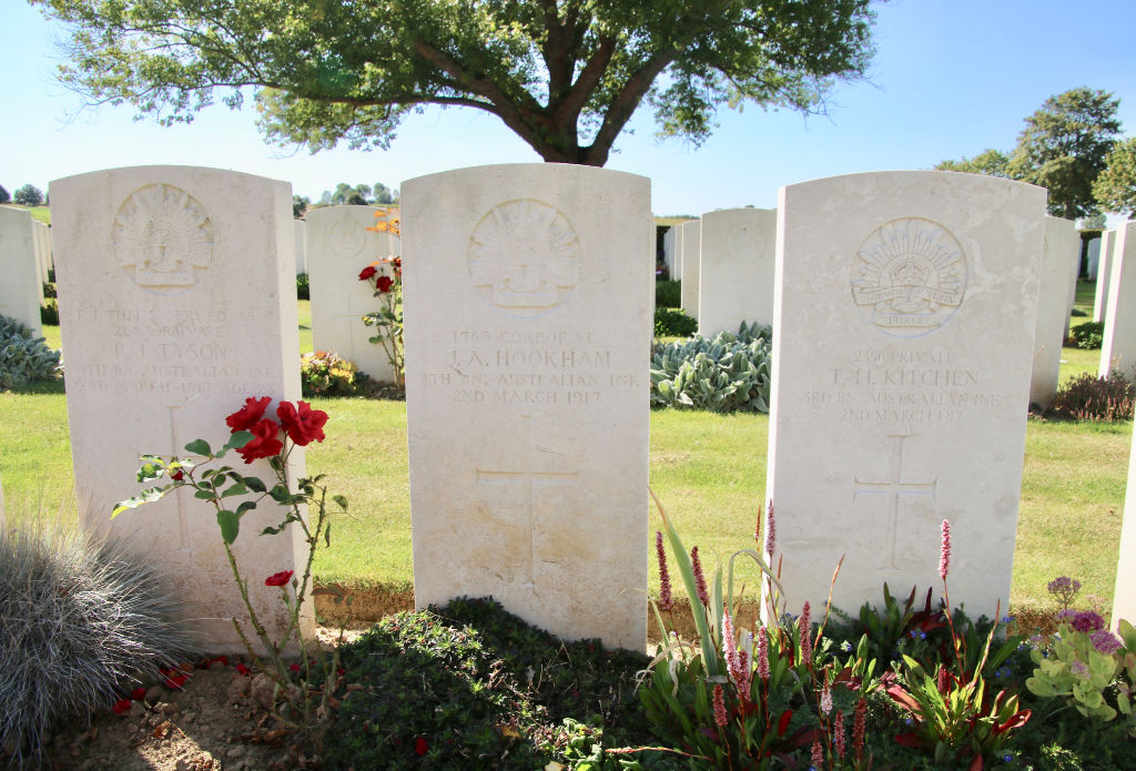 Warlencourt British Cemetery, Normandy France