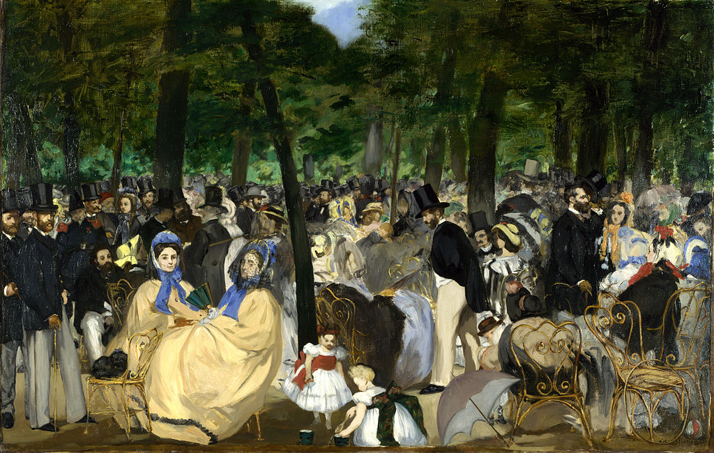 Music in the Tuileries, Paris - Edouard Manet 1862