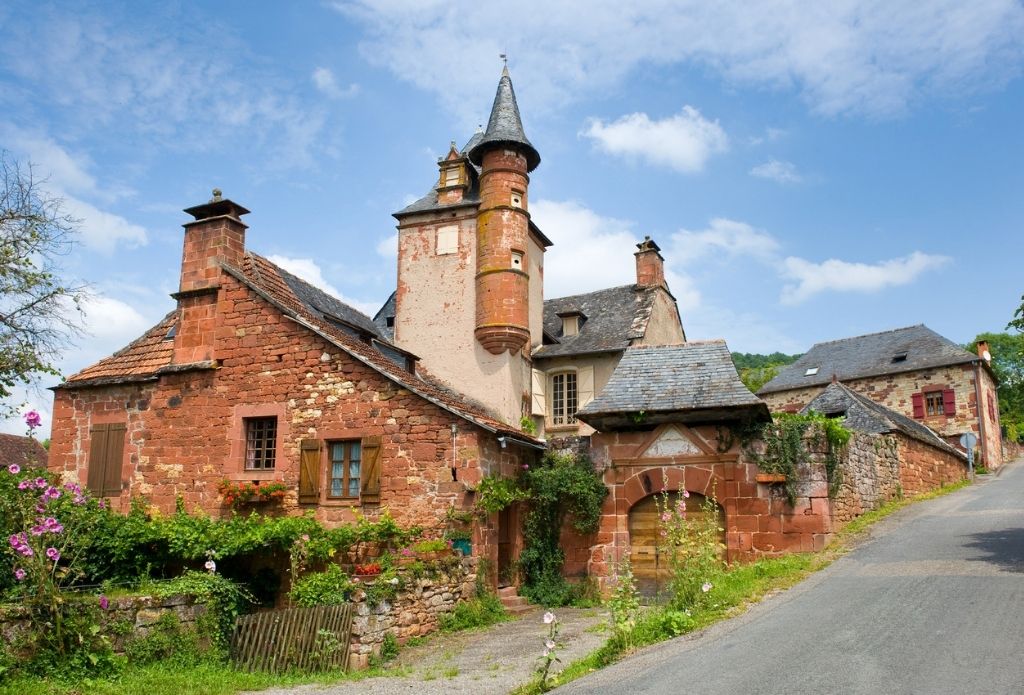 Collonges la Rouge a village in The Most Beautiful Villages of France Official Guide