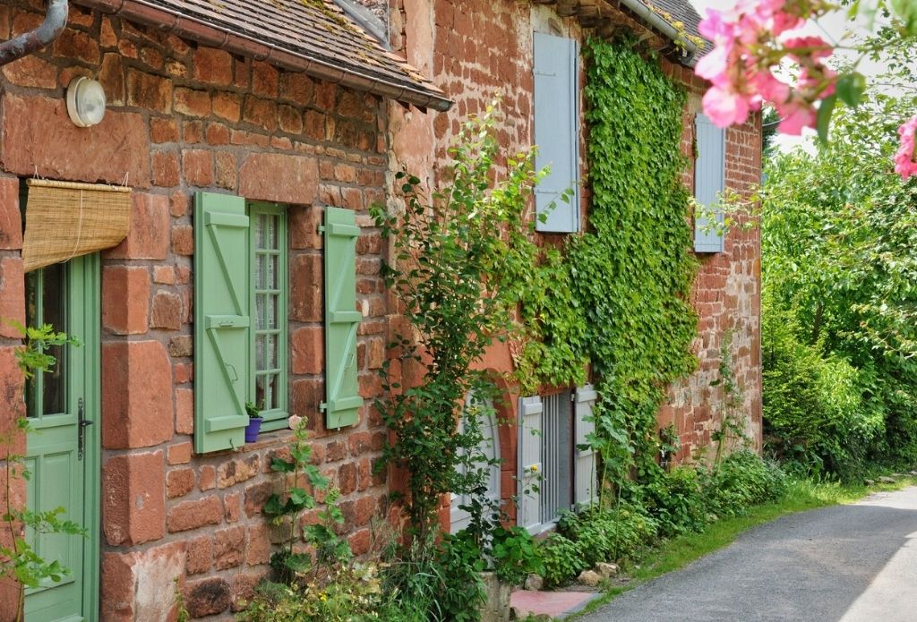 Collonges la Rouge in the Dordogne valley