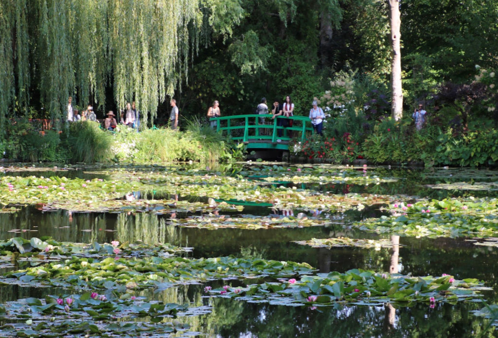 Claude Monet's waterlily garden Giverny