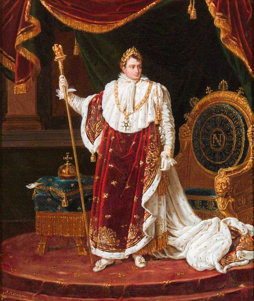 Portrait of Napoleon Bonaparte in his Coronation Robes