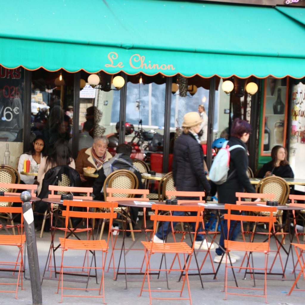 Paris cafe chairs