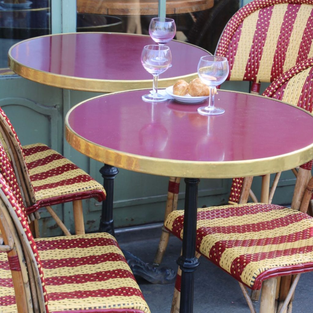 Paris cafe chairs