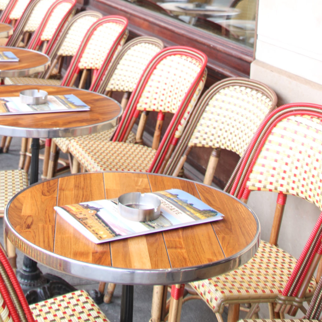 Paris cafe chairs