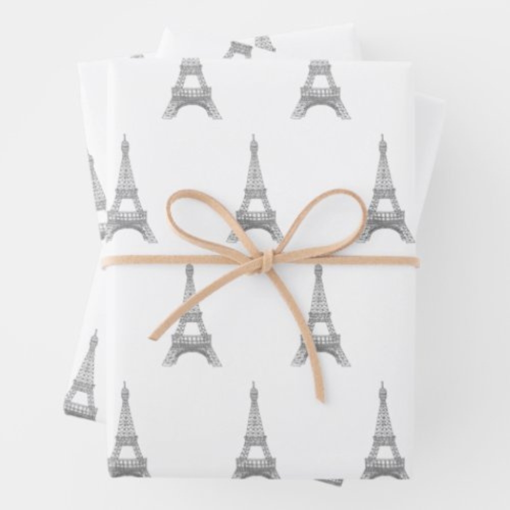 Eiffel Tower wrapping paper