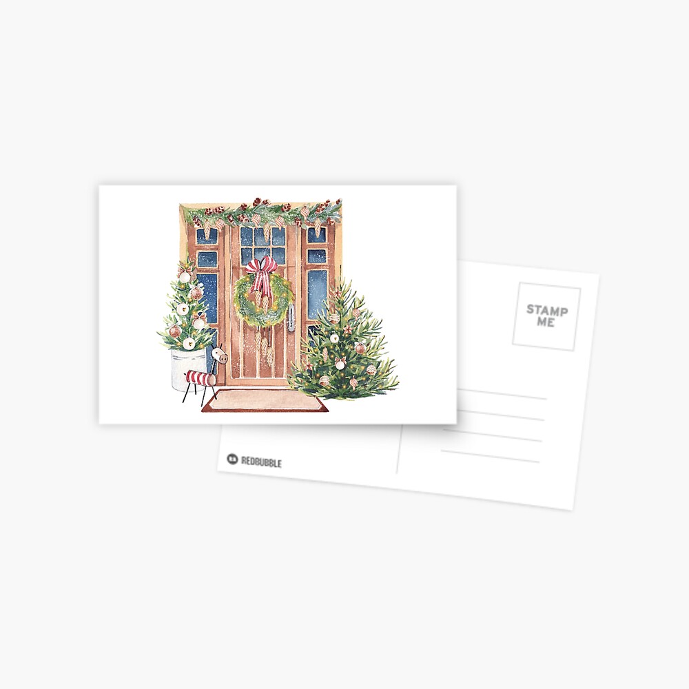 Welcome to Christmas greeting card