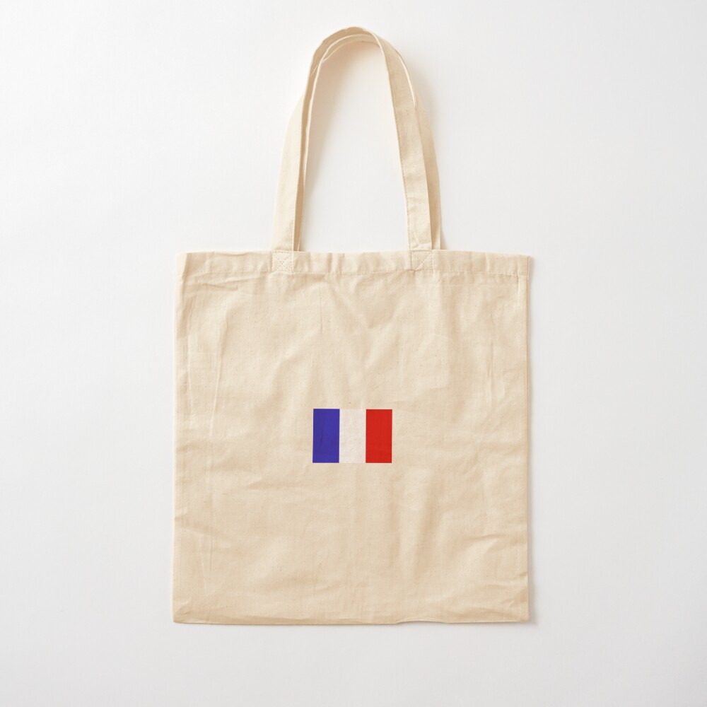 French flag tote bag