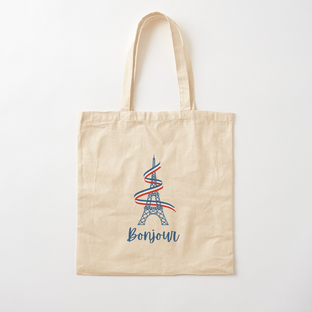 Bonjour tote bag